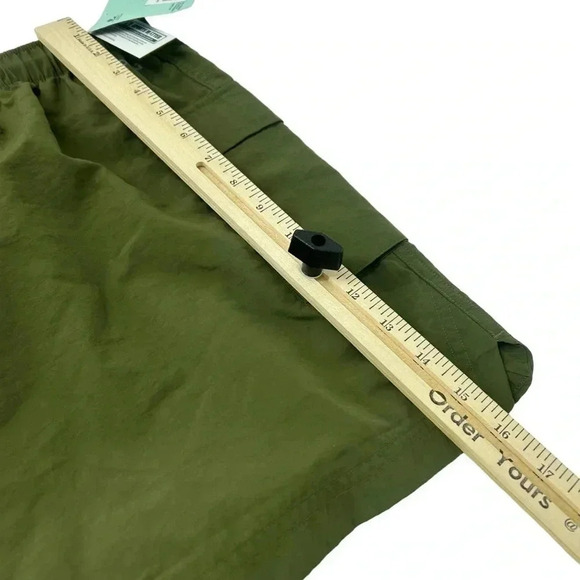 DSG CARGO WOVEN SHORTS WOMENS SIZE LARGE INKY OLIVE ATHLETIC ACTIVEWEAR - Picture 5 of 10